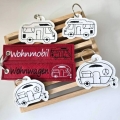 Bild 6 von Stickdatei ITH Schlüsselanhänger Camping Wohnwagen Wohnmobil