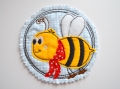 Bild 4 von Stickdatei Biene Hummel doodle  / (Größe) 15x16cm