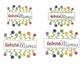 Stickdatei Blumenrahmen Button liebste Mama