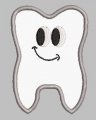 Bild 5 von Stickdatei Applikation 3er Set lustiger Zahn