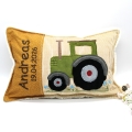 Stickdatei ITH Kissen Traktor
