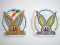 Stickdatei DOODLE Hase 2er SET 10x10cm