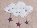 Bild 3 von Stickdatei Wolke Button doodle 