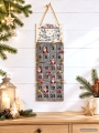 Bild 3 von Stickdatei ITH Adventskalender Rentierschlitten mit Kärtchen zum Ausdrucken  / (Stickrahmengröße) 16x22cm