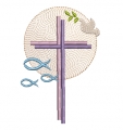 Stickdatei Kreuz Kommunion für Gotteslob