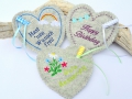 ITH Stickdatei Geschenkanhänger Herzen mit Sprüche für Glückwünsche und Geldgeschenke 