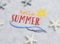 Stickdatei Sommer hello summer 