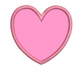 Bild 2 von Stickdatei Applikation 4er Herzen und großes Herz für den 10x10cm