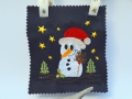 Bild 2 von Stickdatei Schneemann Vollstick 10x10cm