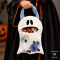 Bild 4 von Stickdatei ITH Beutel Halloween Gespenst Geist Gespensterbeutel  / (Stickrahmengröße) 16x26cm
