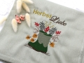 Bild 3 von Stickdatei Gummistiefel Herbst Laub Blätter