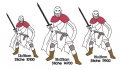 Bild 2 von Stickdatei Ritter Redwork SET verschiedene Größen und Varianten