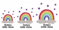 Bild 4 von Stickdatei Regenbogen auf der Wolke Vollstick SET verschiedene Größen