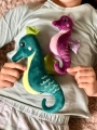 Bild 4 von Stickdatei ITH Seepferdchen Kuscheltier