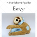 Nähanleitung  und Schnittmuster Faultier Enzo 2 Größen