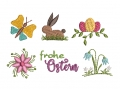 Stickdatei Ostern Minis 6 Motive