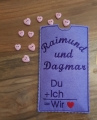 Bild 10 von Stickdatei Valentinstag Schokoladenhülle Herzen du ich wir