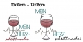 Bild 3 von Stickdatei Wein 4erlei Größen Varianten