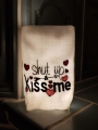Bild 4 von Stickdatei Valentinstag Herzen shut up and kiss me  / (Lizenz) Unlimited
