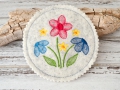 Bild 7 von ITH Stickdatei Untersetzer Blume 6 Motive