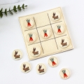 Bild 3 von Stickdatei ITH Spiel TicTacToe Ostern Hase Karotte