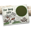 Stickdatei Mugrug Untersetzer Hirsch Berge 