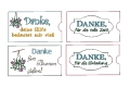 Bild 2 von Stickdatei Schokohülle SET DANKE sagen 8 Motive