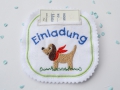 Bild 5 von ITH Einladung Hund zum Kindergeburtstag Hülle für Einladungskärtchen 10x10cm Rahmen