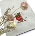Bild 3 von Stickdatei Maus Erdbeere Erdbeerzeit ab 10x10cm