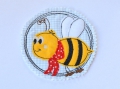 Bild 2 von Stickdatei Biene Hummel doodle  / (Größe) 13x14cm