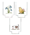 Bild 2 von ITH Lichterbeutel Frühling großes Set 11 Motive Blumen Hase Ostern Küken Hahn Huhn