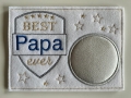 Bild 4 von Stickdatei  Papa  Mug Rug Tassenteppich 