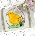 Bild 1 von Stickdatei Küken doodle Applikation