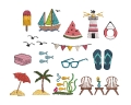 Bild 6 von Stickdatei Sommer Strand  Minis SET