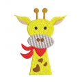 Stickdatei  Giraffe Vollstick 10x10cm