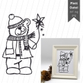 Bild 1 von Plotterdatei Winterbär Bär 
