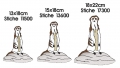 Bild 4 von Stickdatei Erdmännchen verschiedene Größen