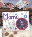 Bild 3 von Stickdatei  Mama  Mug Rug Tassenteppich 